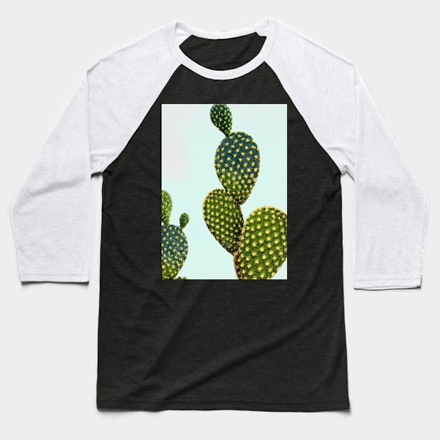 Fancy Cactus Baseball T-Shirt by maxcode